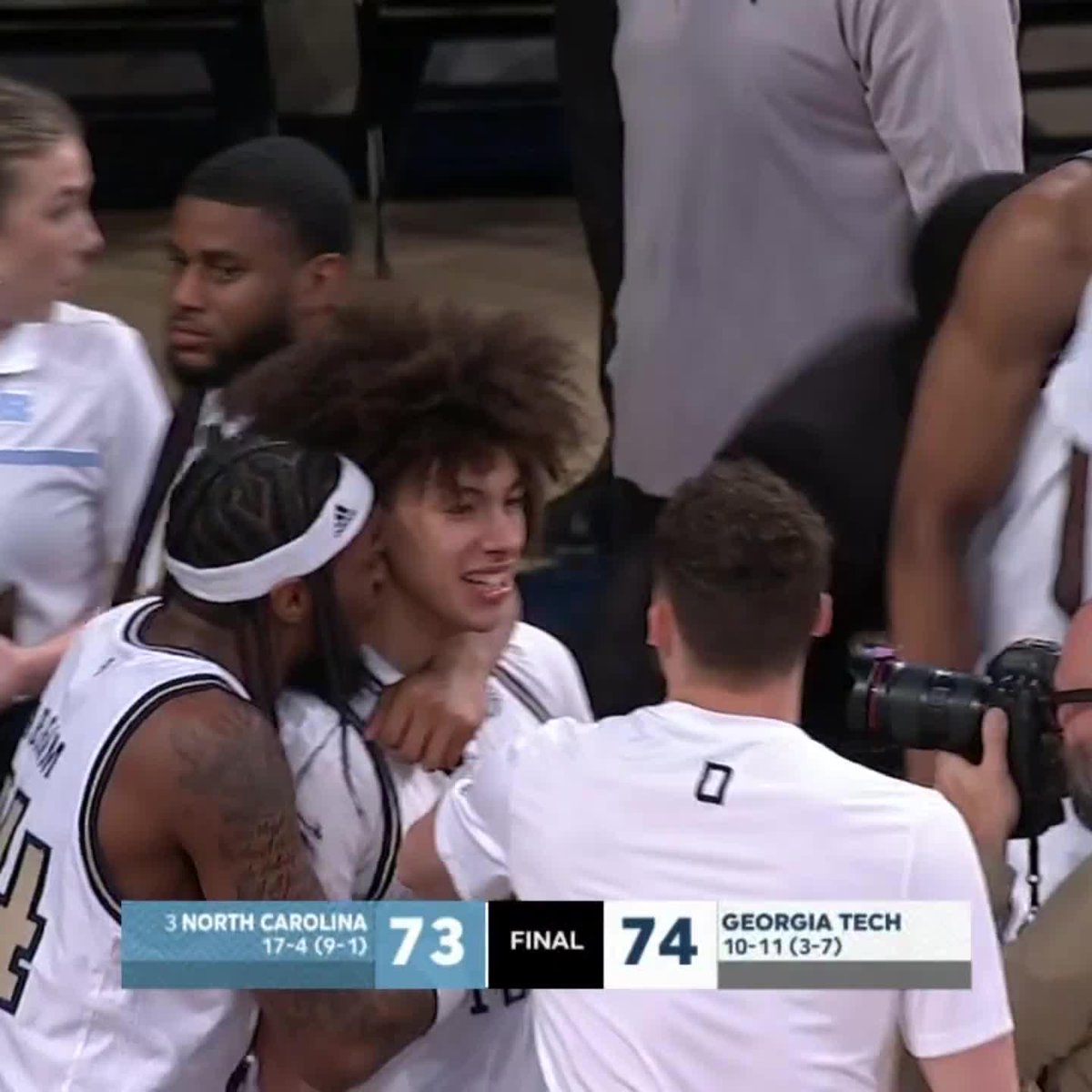 GEORGIA TECH UPSETS NO. 3 NORTH CAROLINA 😱