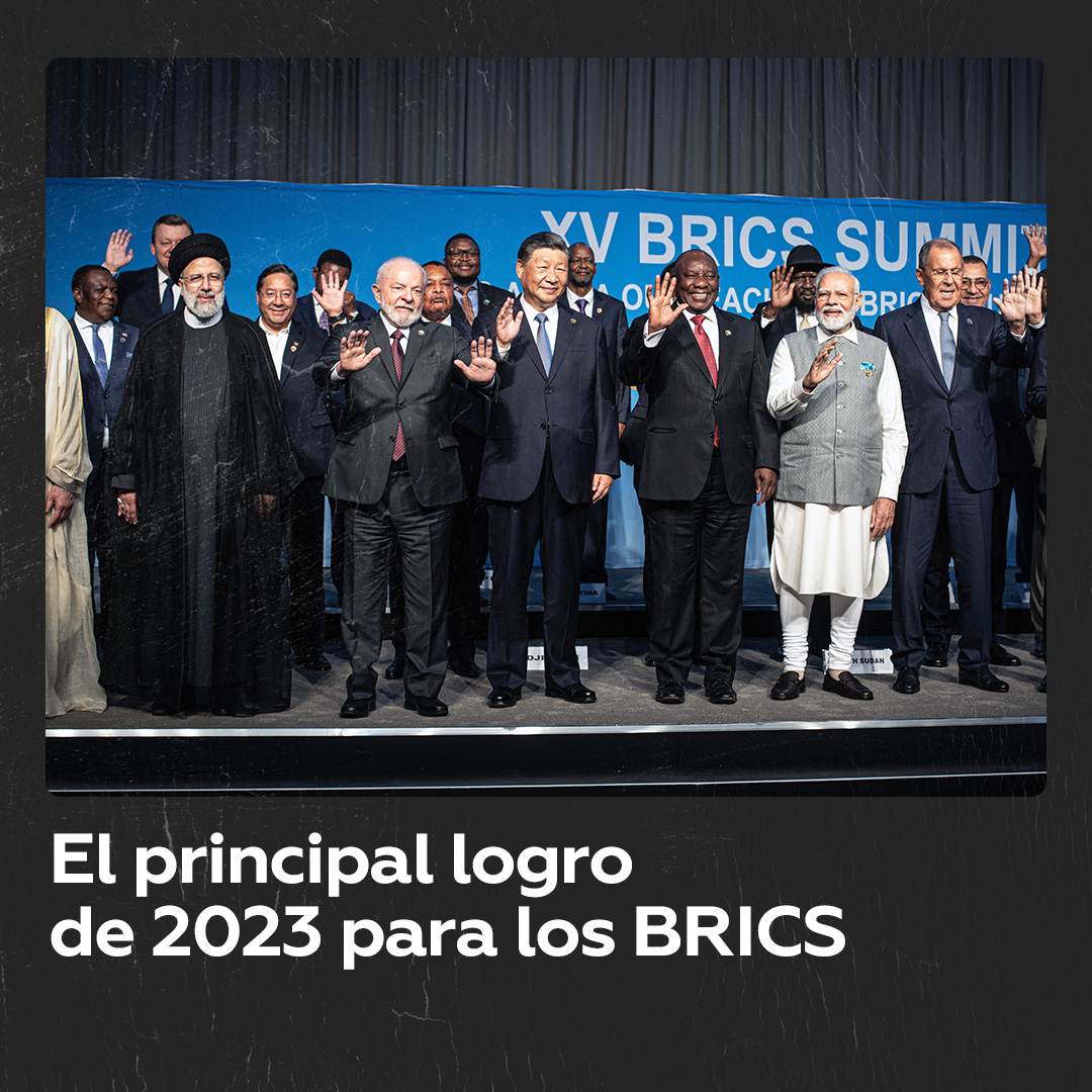Jefa del Banco Central ruso: Los BRICS han superado al G7 en 2023 Según la jefa del Banco Central ruso, Elvira Nabiúlina, en 2023 la participación de los BRICS en la economía mundial alcanzó el 35 % del PIB mundial.