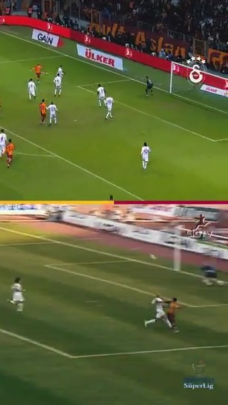 İzleyenleri geçmişe götüren gol… 🚀 Barış Alper Yılmaz 🤝 Ümit Karan
