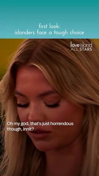 First Look: The Islanders face the difficult decision of dumping two All Stars 💔 Who will be sent packing? Find out at 9pm on ITV2 and ITVX #LoveIsland #AllStars