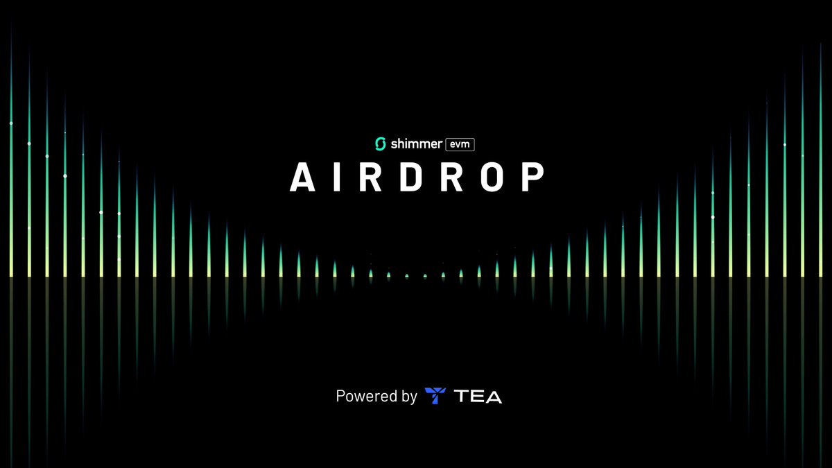 🪂The Shimmer Liquidity Mining #Airdrop starts NOW 🪂 Receive your share of 1.5% of the total $SMR supply (27 204 307 #Shimmer Tokens 🤯) by following 6 simple steps ⬇️🧵 @Tide_web3 #shimmerbridge