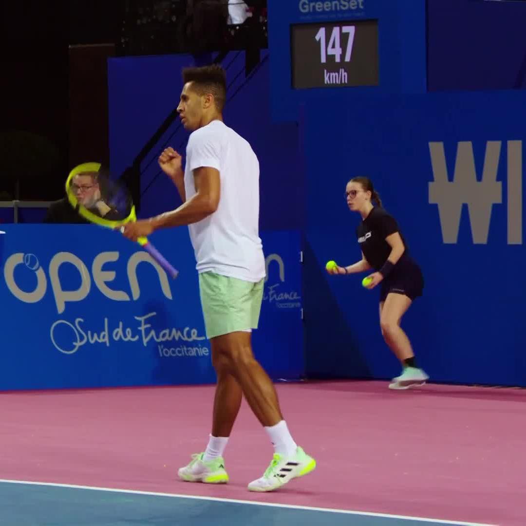 Michael Mmoh heating up in France 🔥 Michael Mmoh #OSDF24