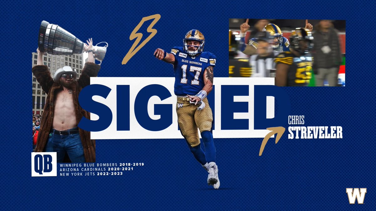 welcome home, strev 💙 We have agreed to terms with Chris Streveler on a one-year deal. 📝 » #ForTheW