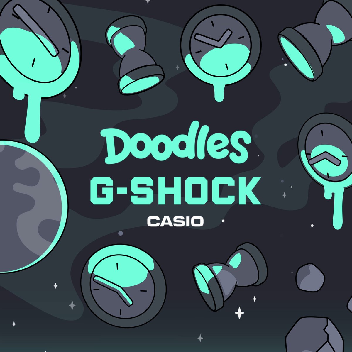 something is coming 👽 doodles x @gshock_us collab dropping soon 🛸✨