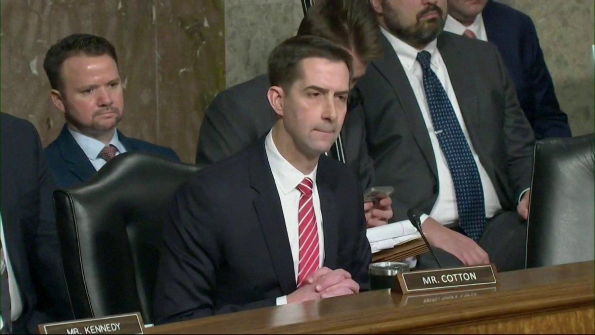 Sen. Tom Cotton: "Have you ever been a member of the Chinese Communist Party?" TikTok CEO Shou Zi Chew: "Senator, I'm Singaporean. No." Cotton: "Have you ever been associated or affiliated with the Chinese Communist Party?" Chew: "No, senator. Again, I'm Singaporean."