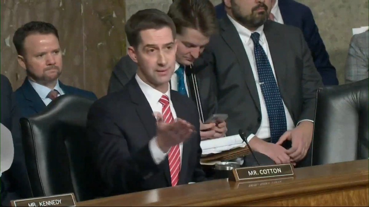 TikTok CEO tells Senator Tom Cotton that “it was a coincidence” he was appointed CEO the day after he brokered a deal with the Chinese Communist Party