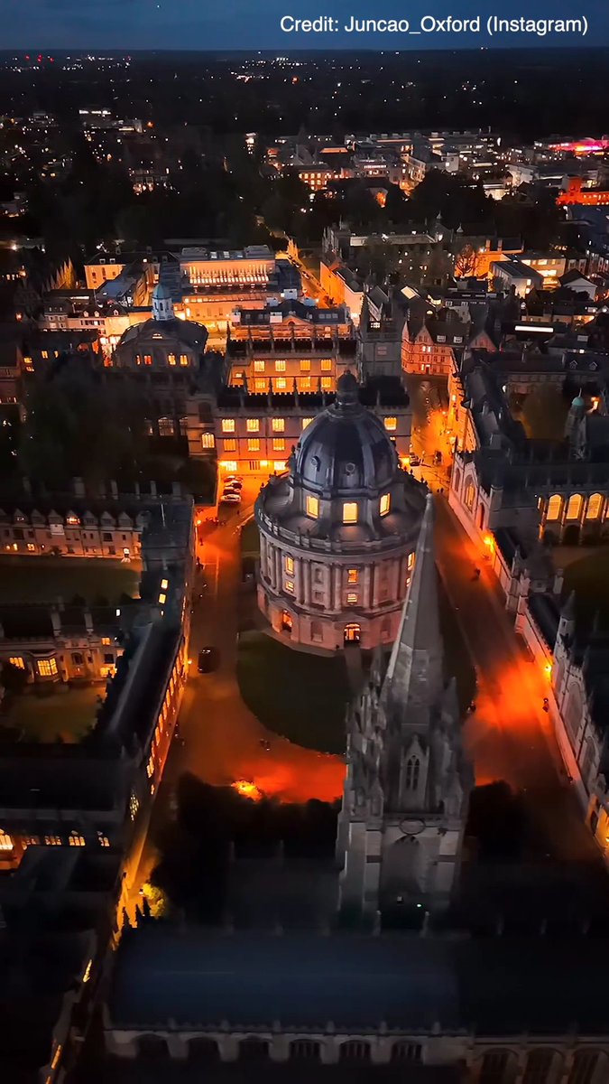 Oxford at night 🌕 🎬 Instagram | Juncao_Oxford