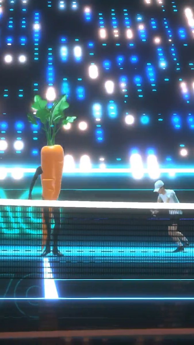 Championship point on another level with AR 🥕 🕺 Jannik Sinner 🏆 TRICKSHOT