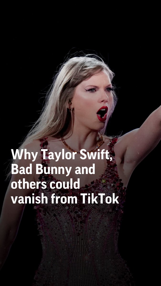 Music from Taylor Swift, Bad Bunny and other artists could soon disappear from TikTok after a licensing deal with Universal Music Group expired. AP’s Amira Borders has more.