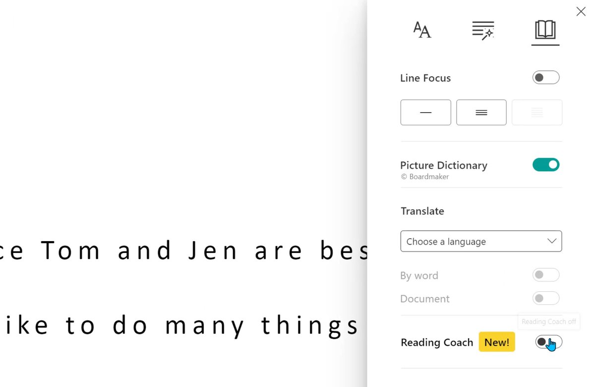 All in Flip, Reading Coach within Immersive Reader provides real time feedback! ↔️ Stretch the word 👀 See a picture 👂 Hear the word 🚀 Level up your readers 💖 #FlipForAll