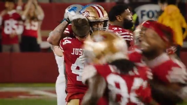 Kittle mic'd up for the NFC Championship Game did not disappoint 🍿🎤 Watch here: