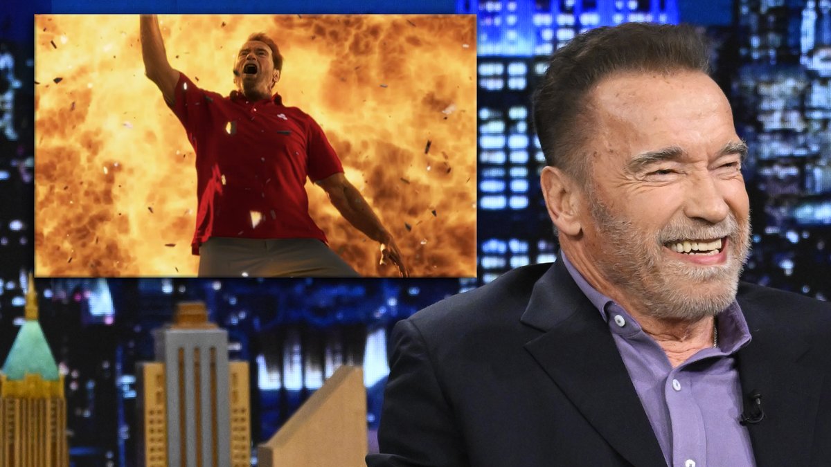 .Arnold Schwarzenegger reveals he’s starring in a State Farm action flick with co-star Jake from State Farm! In partnership with State Farm #FallonTonight