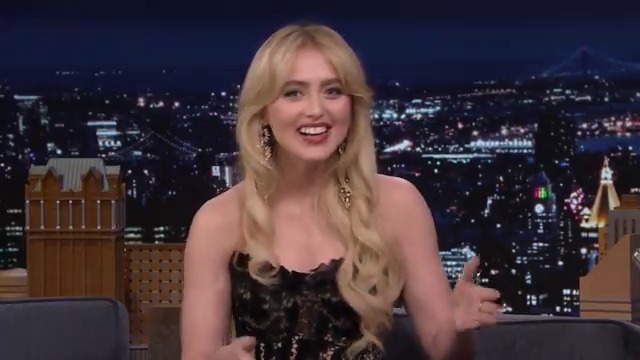 .KATHRYN NEWTON met her lisa frankenstein costar Cole M. Sprouse at a Bob's Big Boy when she was 7 years old! #FallonTonight