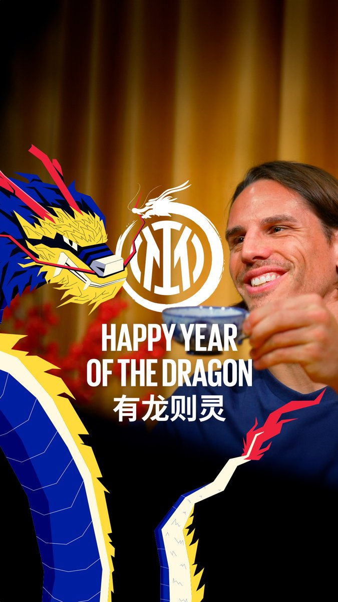 Tutti hanno l'istinto del drago dentro di sé. Qual è il vostro? 🐲🖤💙 #YearOfTheDragon #InterCNY