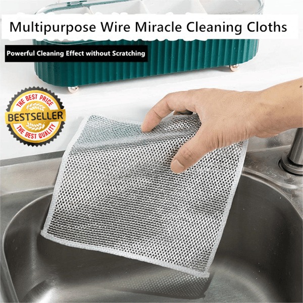 Its advanced wire weaving surface design makes it effortlessly removes stubborn stains from dishes, pots, grills, stoves, etc. without scratching any surface✨ 🛒Get yours 👉
