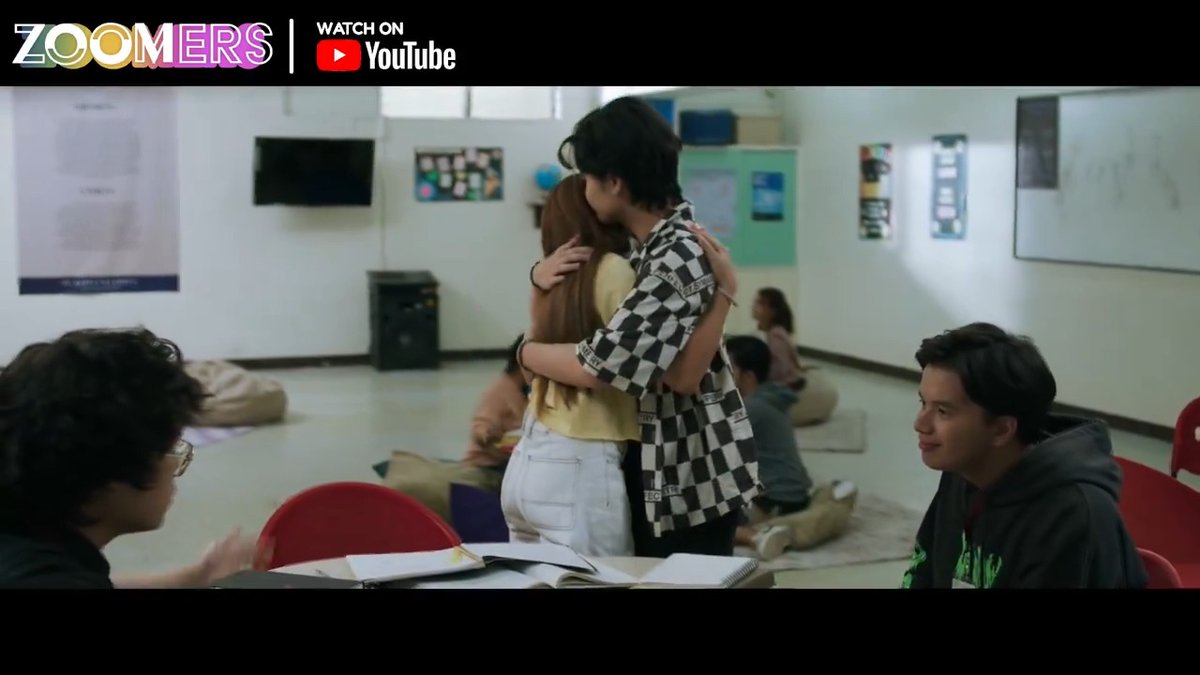 THAT TIGHT HUG 😍 Find out what happens when 5 Gen Zs collide in #Zoomers WATCH FULL EPISODES ON YOUTUBE: