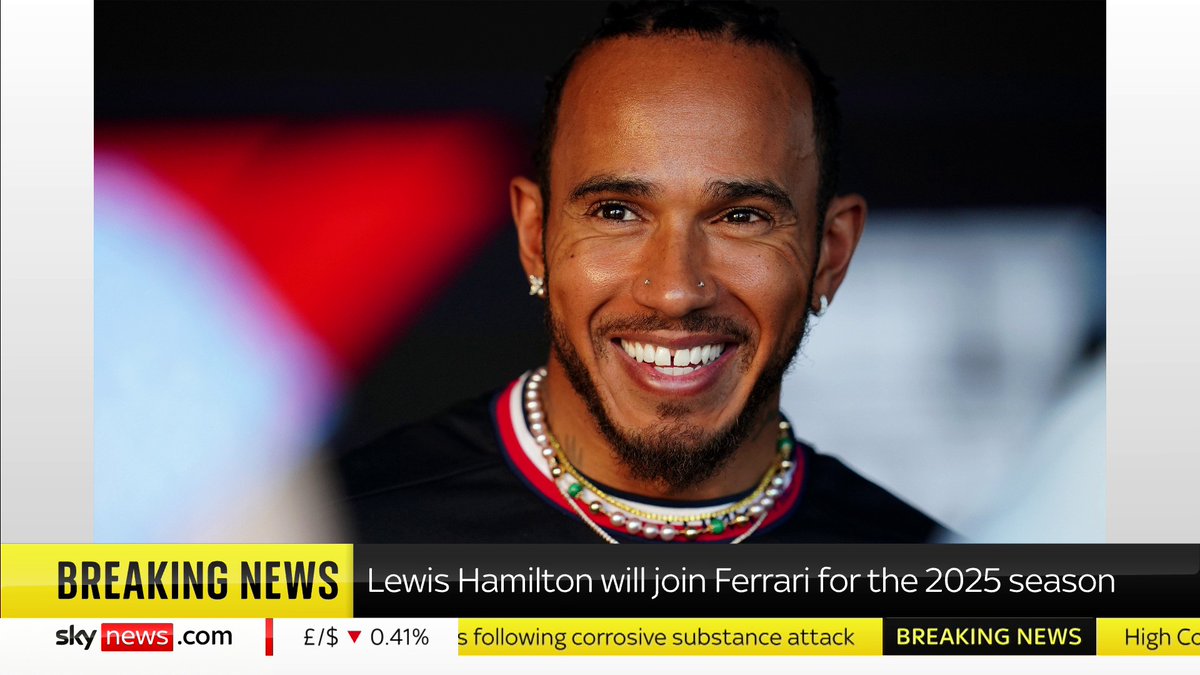 BREAKING: British Formula One star Lewis Hamilton will leave Mercedes and join Ferrari for the 2025 season, Sky Sports News understands. Sky's Rob Harris has all the details ⬇️ 📺 Sky 501, Virgin 602, Freeview 233 and YouTube