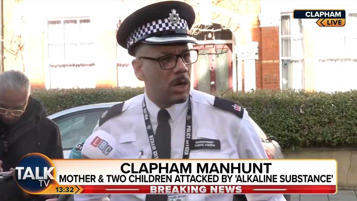 BREAKING: The suspect in the alkaline attack in Clapham, south London, has been named as 35-year-old Abdul Ezedi, from the Newcastle area, who Metropolitan Police Superintendent Gabriel Cameron described as having “significant injuries to the right side of his face”.