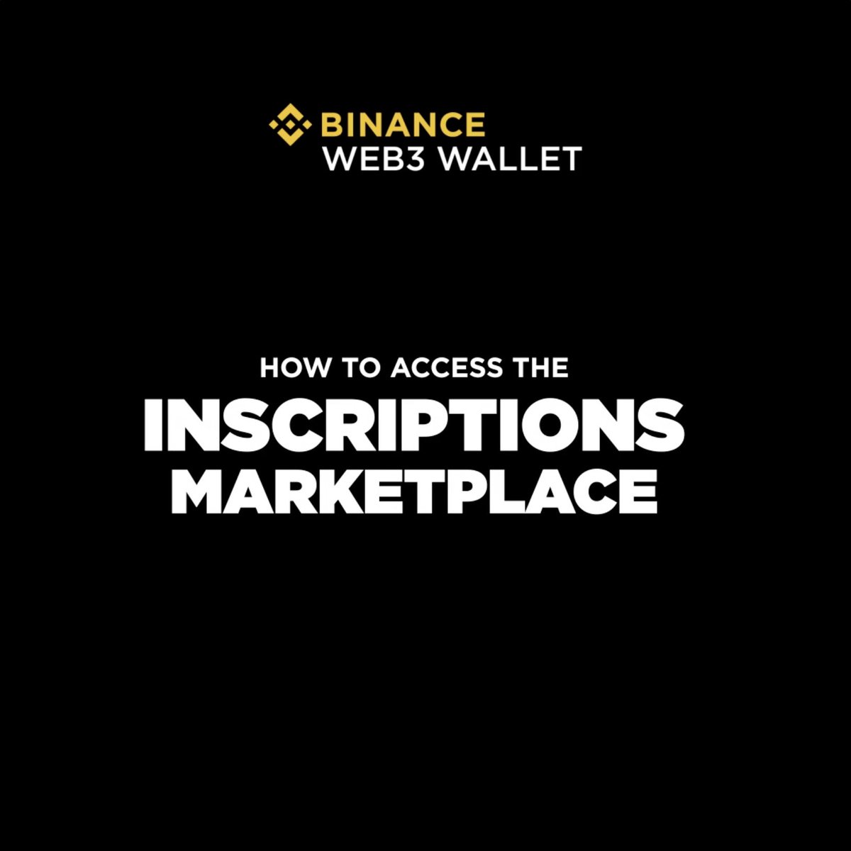 Looking for where to find the #Binance Inscriptions Marketplace? From the Binance Web3 Wallet homepage, there are two options: 1️⃣ Click on the Inscriptions Marketplace banner to enter 2️⃣ Click the Discover tab, and then the banner to enter More here 👇