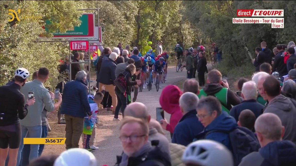 Axel Laurance vainqueur en costaud ! Le Français remporte la deuxième étape de l'Étoile de Bessèges de justesse devant Mads Pedersen ! #lequipeVELO