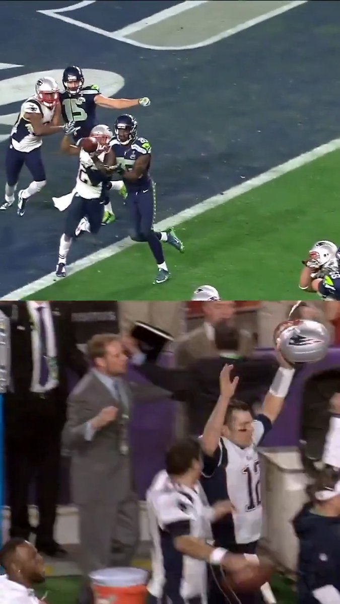 On this day in 2015, Tom Brady won ring No. 4. His reaction: (via NFL Films)