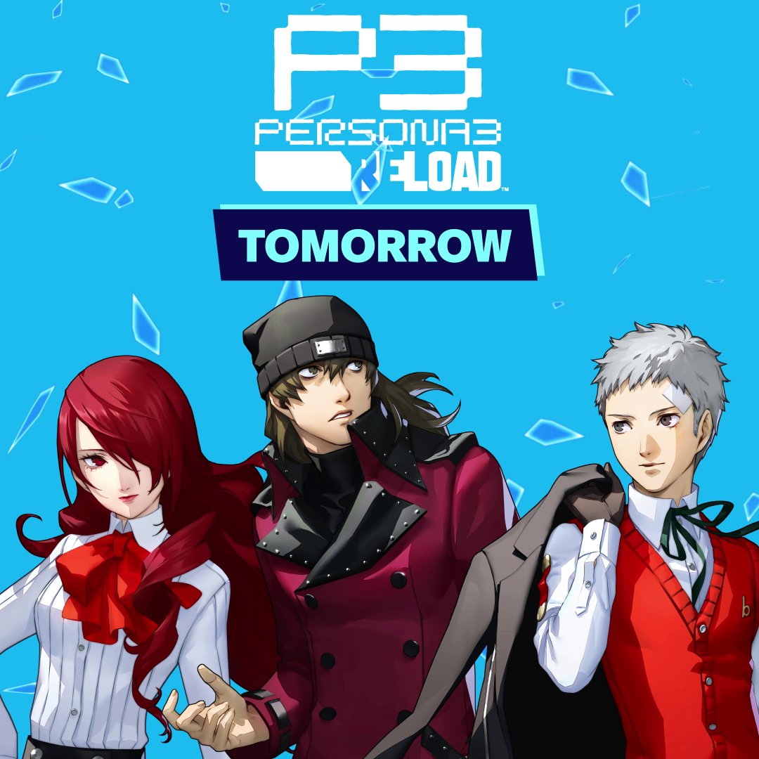 Awaken your heart - there’s only ONE day until the release of Persona 3 Reload! 💙 Pre-order to receive the Persona 4 Golden BGM set bonus: