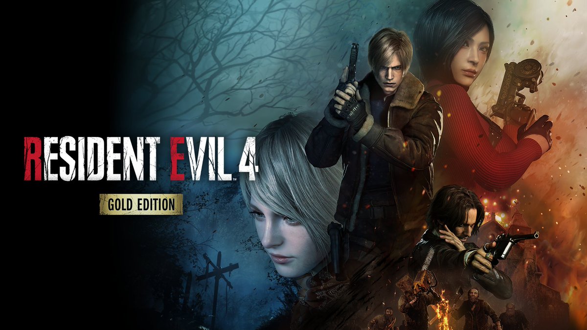 Resident Evil 4 Gold Edition launches February 9th! Gold Edition brings together Leon and Ashley's tale of survival in Resident Evil 4 and Ada's mission of espionage in Separate Ways in one bundle along with bonus items previously available in RE4's Deluxe Edition. 🌿