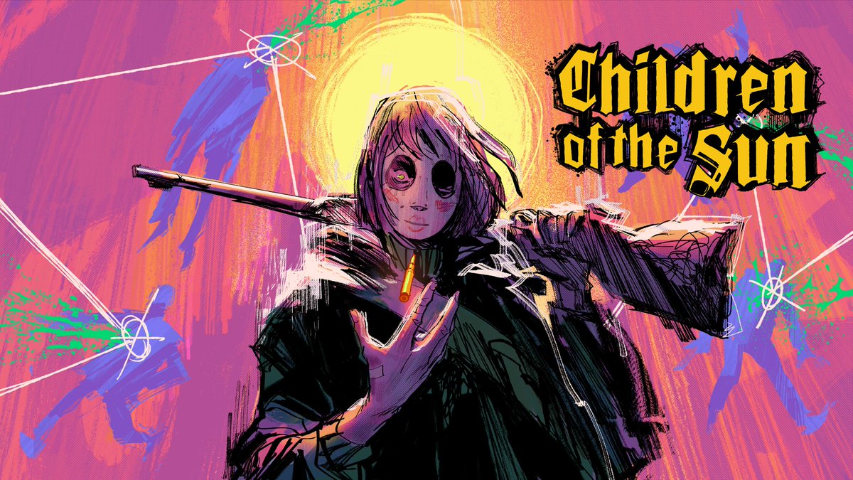 Introducing 'Children of the Sun' by rené. Control the path of a single bullet and unleash a fury of vengeance on a sinister cult in this surreal tactical puzzle-shooter. Play the demo now on Steam.