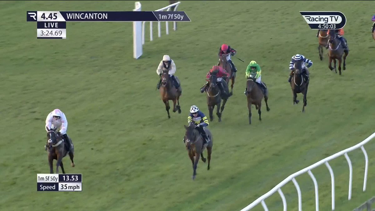 Jubilee Alpha (Flemensfirth) strikes on debut in the closing bumper to make it a hat-trick on the day for Paul Nicholls OBE and Harry Cobden at Wincanton Racecourse. The front two pull clear in what looked a decent event and look a mare and filly to keep on the right side 👀