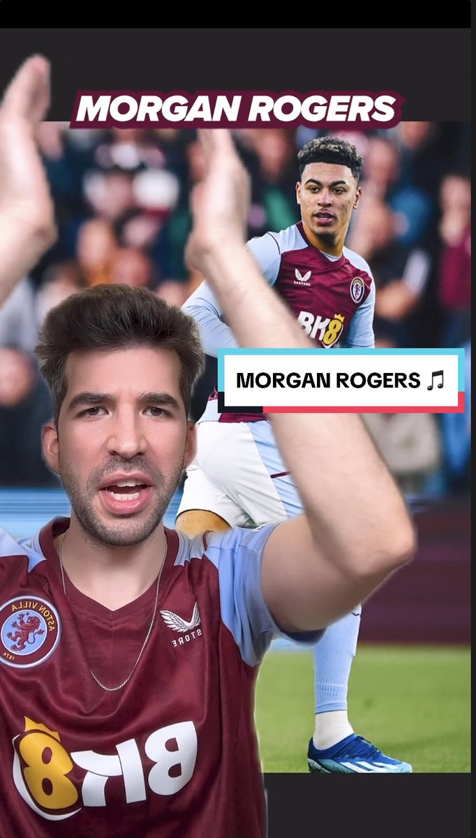 🗣️ 𝙉𝙀𝙒 𝙈𝙊𝙍𝙂𝘼𝙉 𝙍𝙊𝙂𝙀𝙍𝙎 𝙎𝙊𝙉𝙂 🎵 Morgan, Morgan Rogers He Joined Aston Villa From The Boro Before That Was On The Books At City Now He’s Gonna Light It Up For Emery Cmon, We’ve Got #AVFC