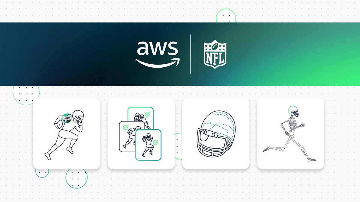 The #NFL & #AWS are working together to revolutionize the health and safety of all athletes, both on and off the field. 🏟️⛑️ Learn how. 🔗