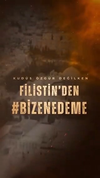 Çocuklar öldürülürken, insanlık katledilirken, anneler ağlarken Gazze'den #BizeNeDeme