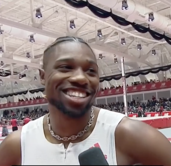 .Noah Lyles, OLY returns to defend his New Balance Indoor Grand Prix 60m title this Sunday on NBC and Peacock!