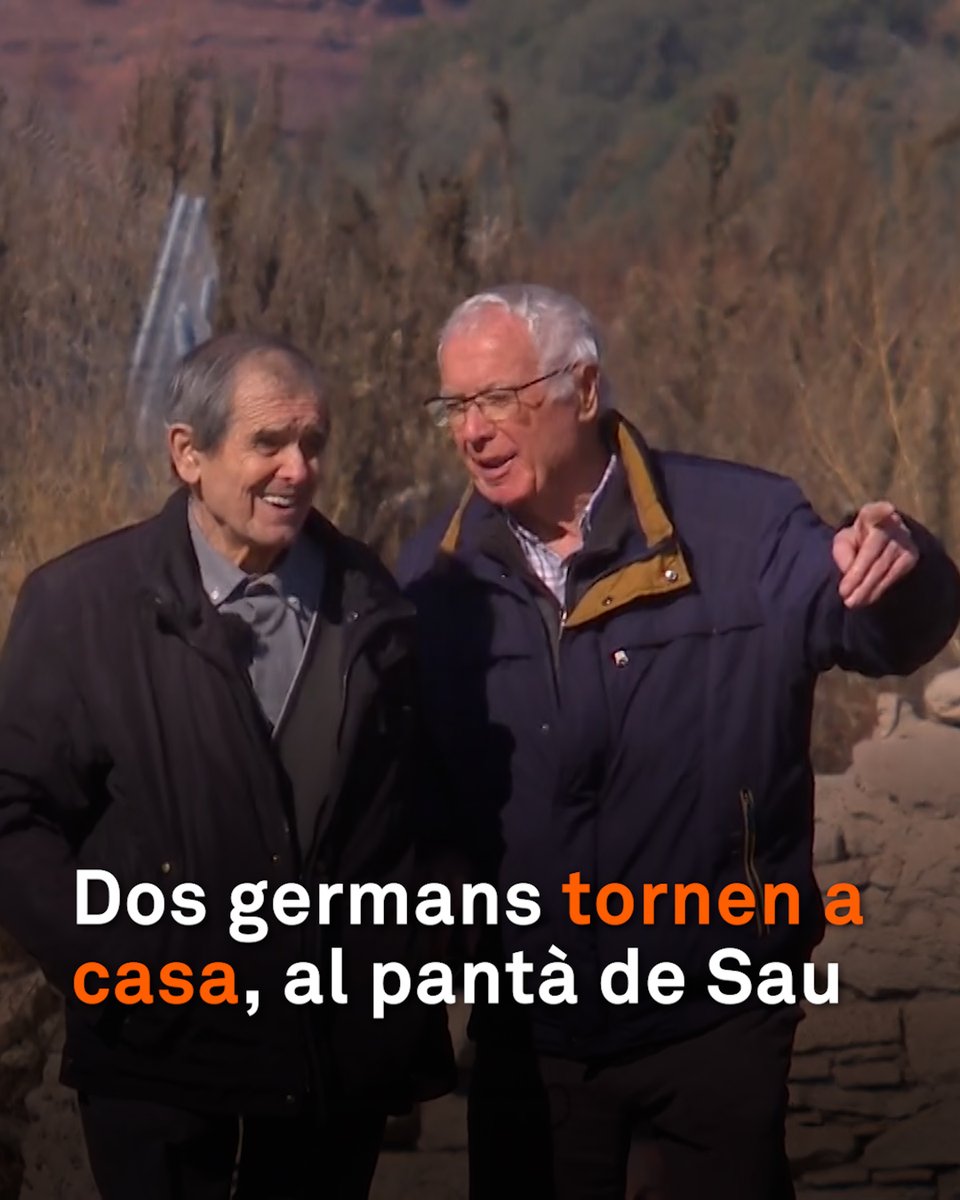 “Quan van inundar el poble, no vaig tenir il·lusió de venir-hi." Casa seva era on ara hi ha el pantà de Sau. El Ramon i el Jordi van ser dels últims a marxar-ne. Recorden com era viure a Sant Romà ara que la sequera n'ha deixat al descobert les ruïnes