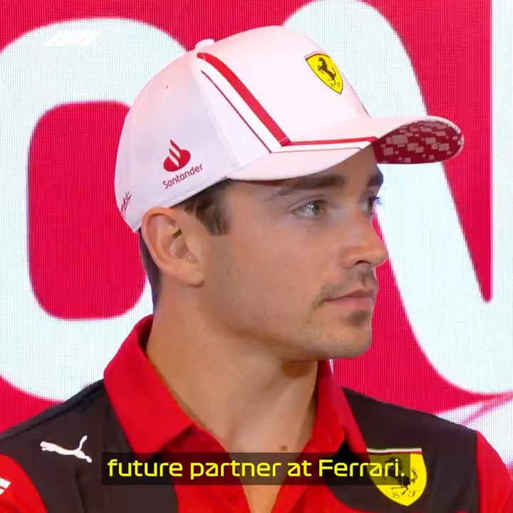 Did these two know something we didnt? ๐๐ฎ #F1 Lewis Hamilton Charles Leclerc