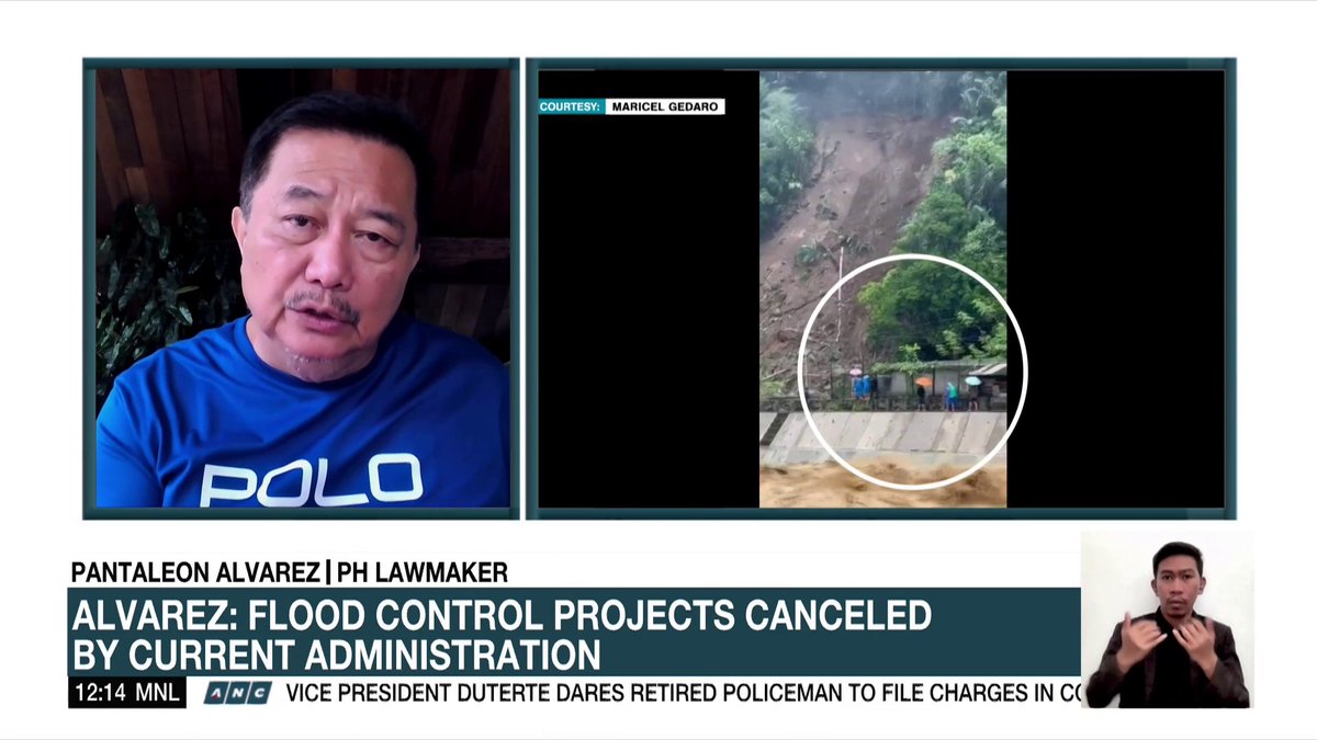 Does Davao del Norte 1st District Rep. Pantaleon Alvarez blame the House of Representatives for the massive flooding in Mindanao? On #DatelinePhilippines, the lawmaker answers: "logically, yes."