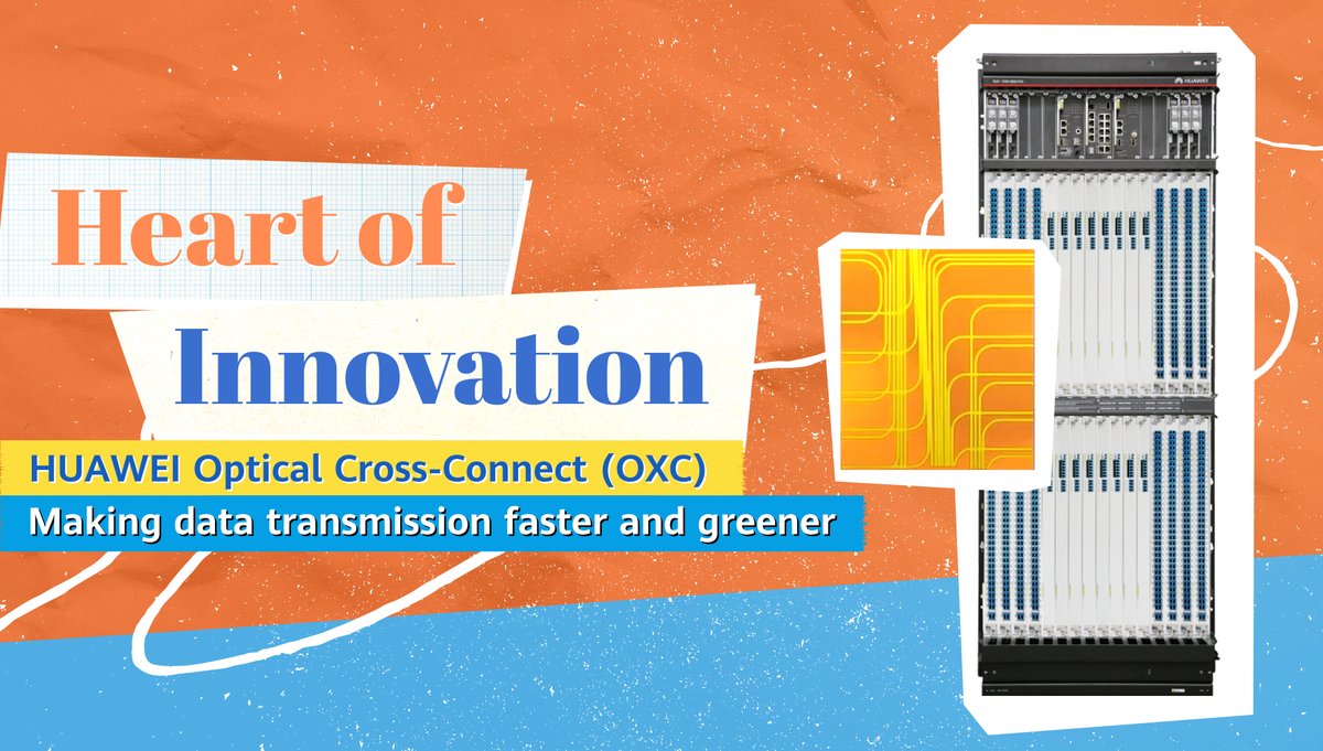 Lightning-fast data transfers and a green footprint. As we keep creating and exchanging more data, #Huawei’s Optical Cross-Connect (OXC) network switch handles the load sustainably. Find out more in the latest Huawei: #TheHeartofInnovation: #ThisisHuawei