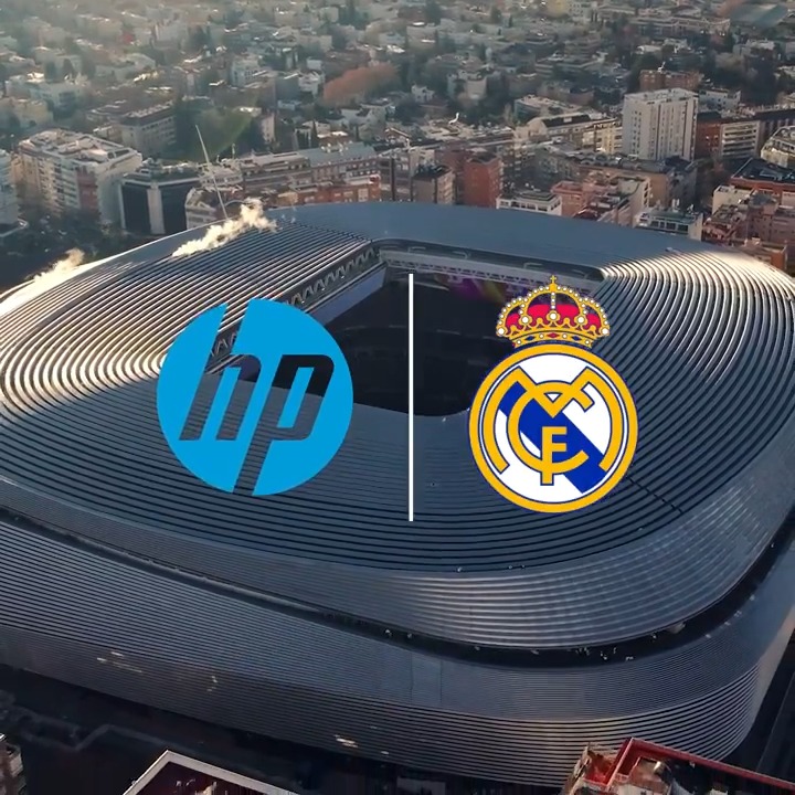 🤍 @RealMadrid 🤝 HP 💻 🆕 Bienvenidos al equipo, HP, nuestro nuevo patrocinador tecnológico.