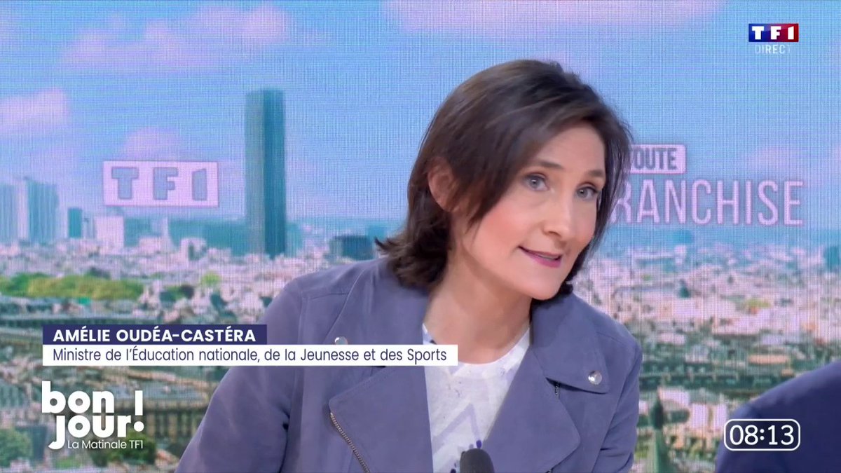 La capacité d’Amélie Oudéa-Castéra a s’enfoncer à chaque fois qu’elle parle dépasse l’entendement. #oudeacasterademission