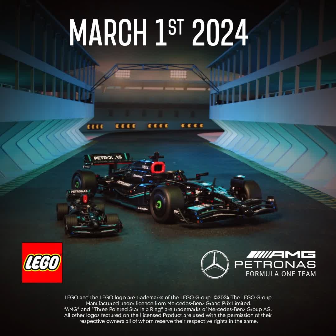 Building up to something special 🧱 Mercedes-AMG F1 x LEGO: Coming March 1... 👀