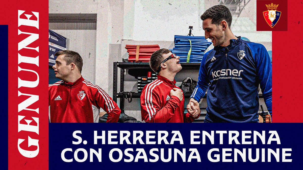 📽️ Sergio Herrera quiso ayudar a #OsasunaGenuine en la preparación de su próximo reto en Cádiz. 😍 Este es el resumen de un entrenamiento que os dibujará una sonrisa.