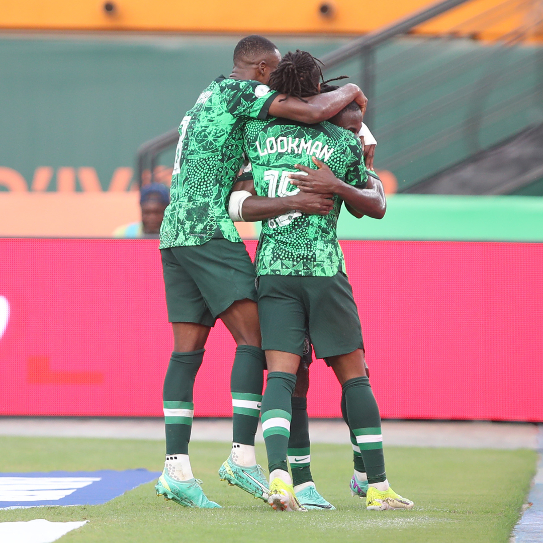 You'll never know what's better? The assist? The goal? The celebration? 🤷‍♂️ Just. Perfect. 👌 #TotalEnergiesAFCON2023 | #NGRANG