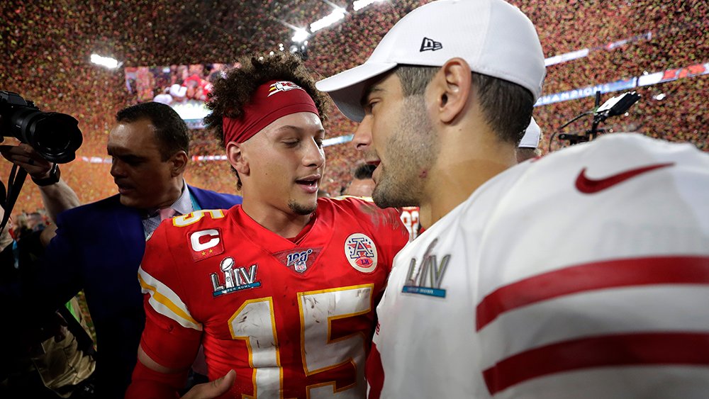 Four years ago today we got the first SB matchup between the 49ers & Chiefs. Who’s winning the rematch? 📺: #SBLVIII – Feb. 11 6:30pm ET on CBS 📱: Stream on #NFLPlus