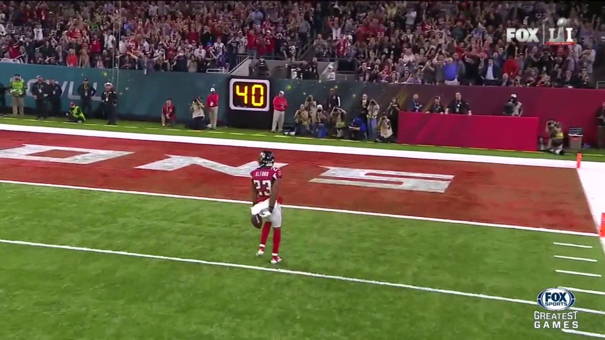 Robert Alford’s pick 6 to win the Falcons first Super Bowl 🔥