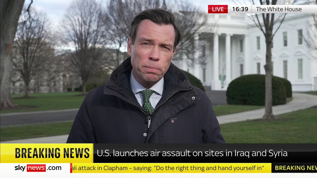 The US military has launched an air assault on at least 85 targets in Iraq and Syria used by Iranian-backed militias on Friday. Sky's Mark Stone tells us more about the sites that it's thought have been hit. 📺 Sky 501, Freeview 233 and YouTube