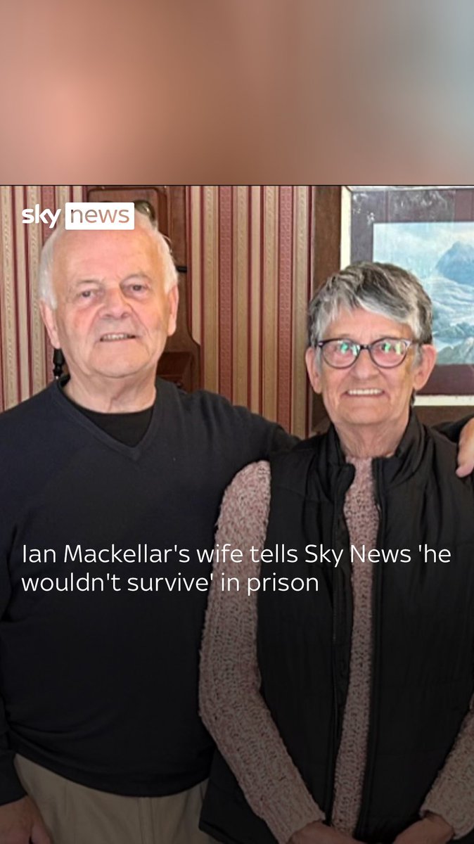 "I don't know if I'll see him again." Carol Mackellar says her husband "wouldn't survive" in prison. Ian Mackellar remains unable to leave Dubai after a row with neighbours.