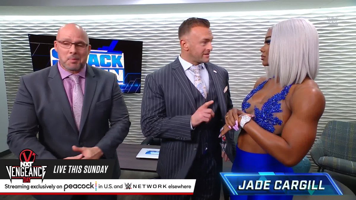 .Bronson Steiner?! Jade Cargill?! The battle for free agents between Adam Pearce and Nick Aldis is heating up 🔥🔥🔥 #SmackDown
