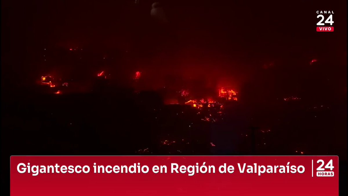 ⭕ #Ahora24H | Presidente Gabriel Boric Font decreta estado de catástrofe en región de Valparaíso por incendios forestales 🖥 #TVNPlay ➡️ 📡 En vivo ➡️