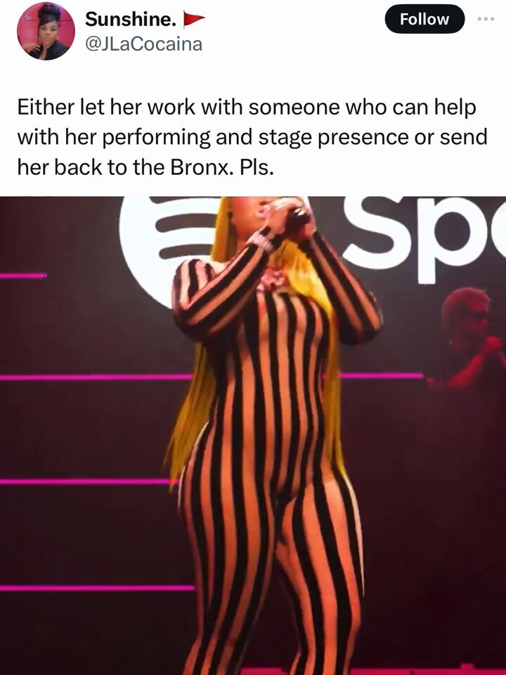WELL THEN 👀| Ice Spice wasn’t feeling the constructive criticism from a fan regarding her performance skills and folks aren’t feeling her response. Did Ice do a little too much?