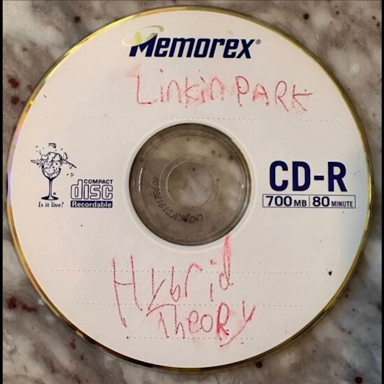 "Papercut" by Linkin Park as featured on the severely scratched copy of Hybrid Theory your friend's sister Stephanie burned for you in 7th grade (2005)